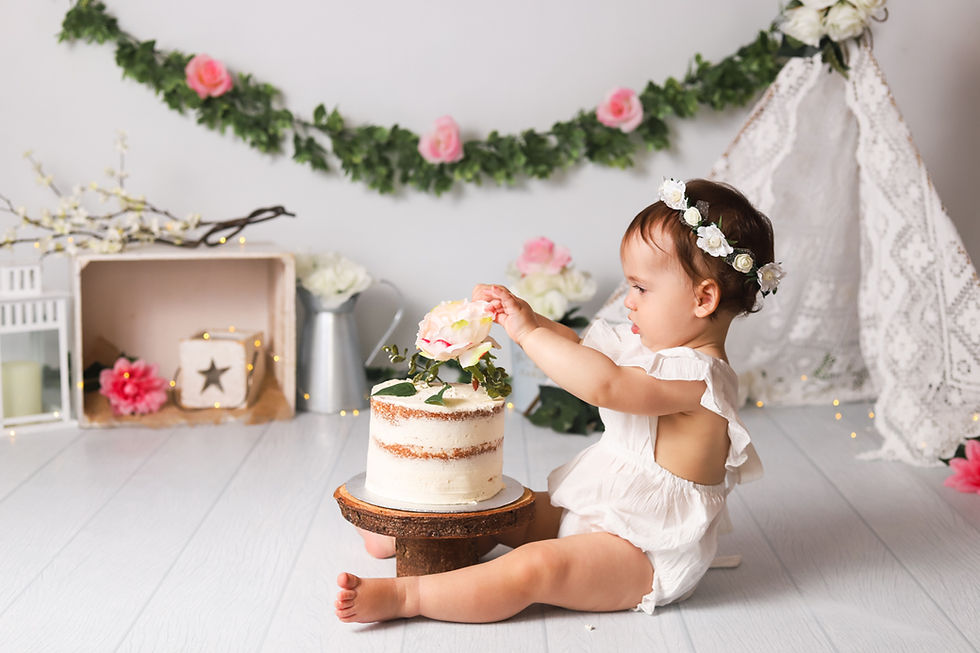 Boho Girl Cake Smash