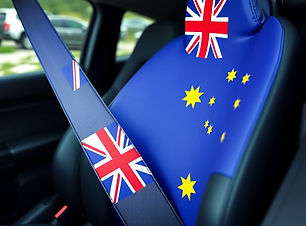 car seat-belt designed with australian country flag.jpg