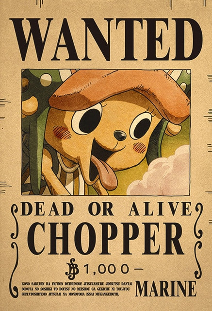 Thumbnail: One Piece Bounty Posters