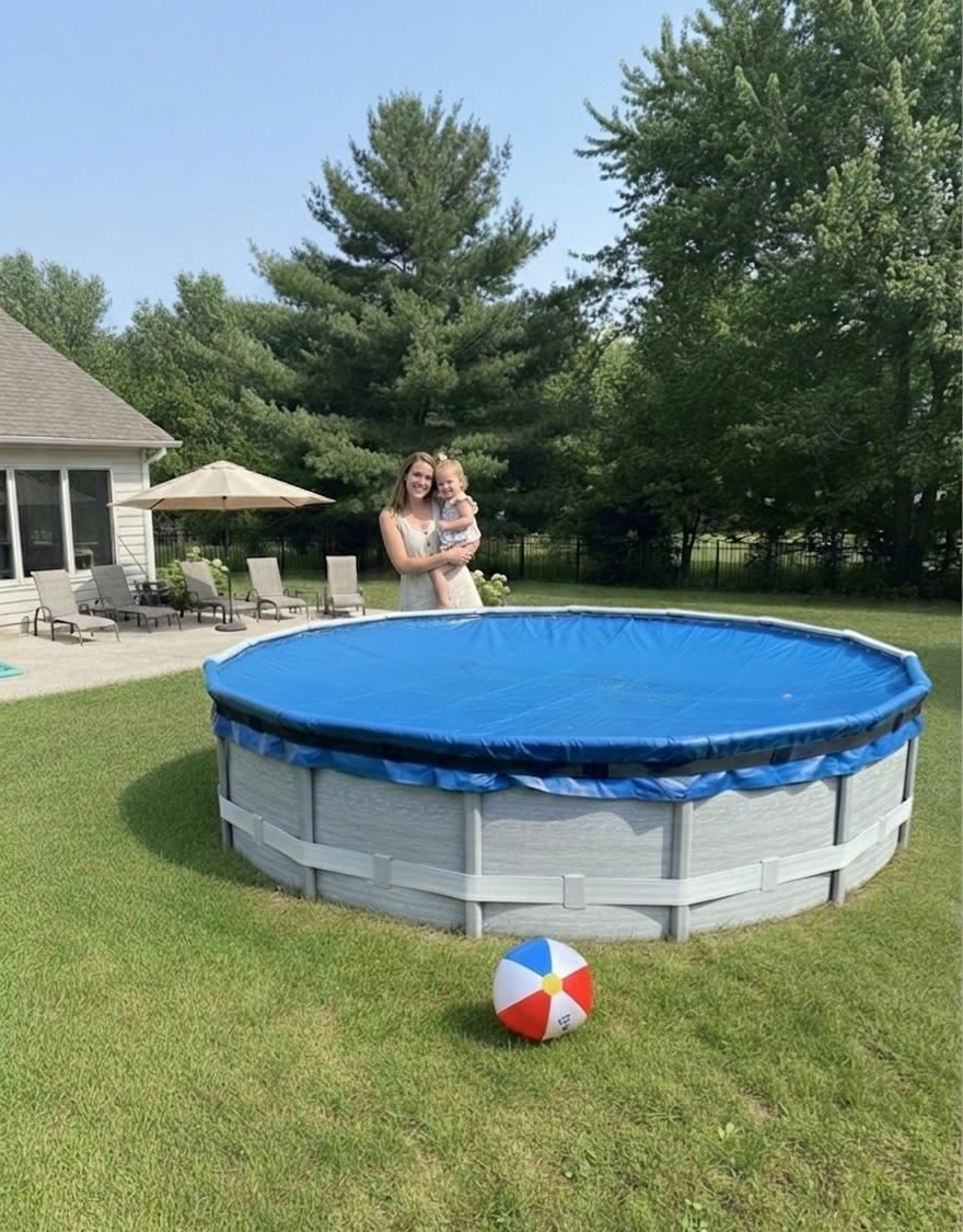 TidalTack 360°™ Pool Cover Rubber Grip Straps, Debris Seal and Bug Protector