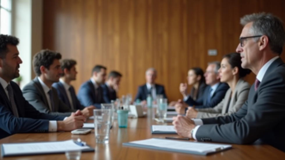 Close-up view of a community meeting discussing public policies