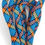 Miniaturbild: Blau-Orange - Zugstopp-Halsband aus 2x8mm Premiumtau