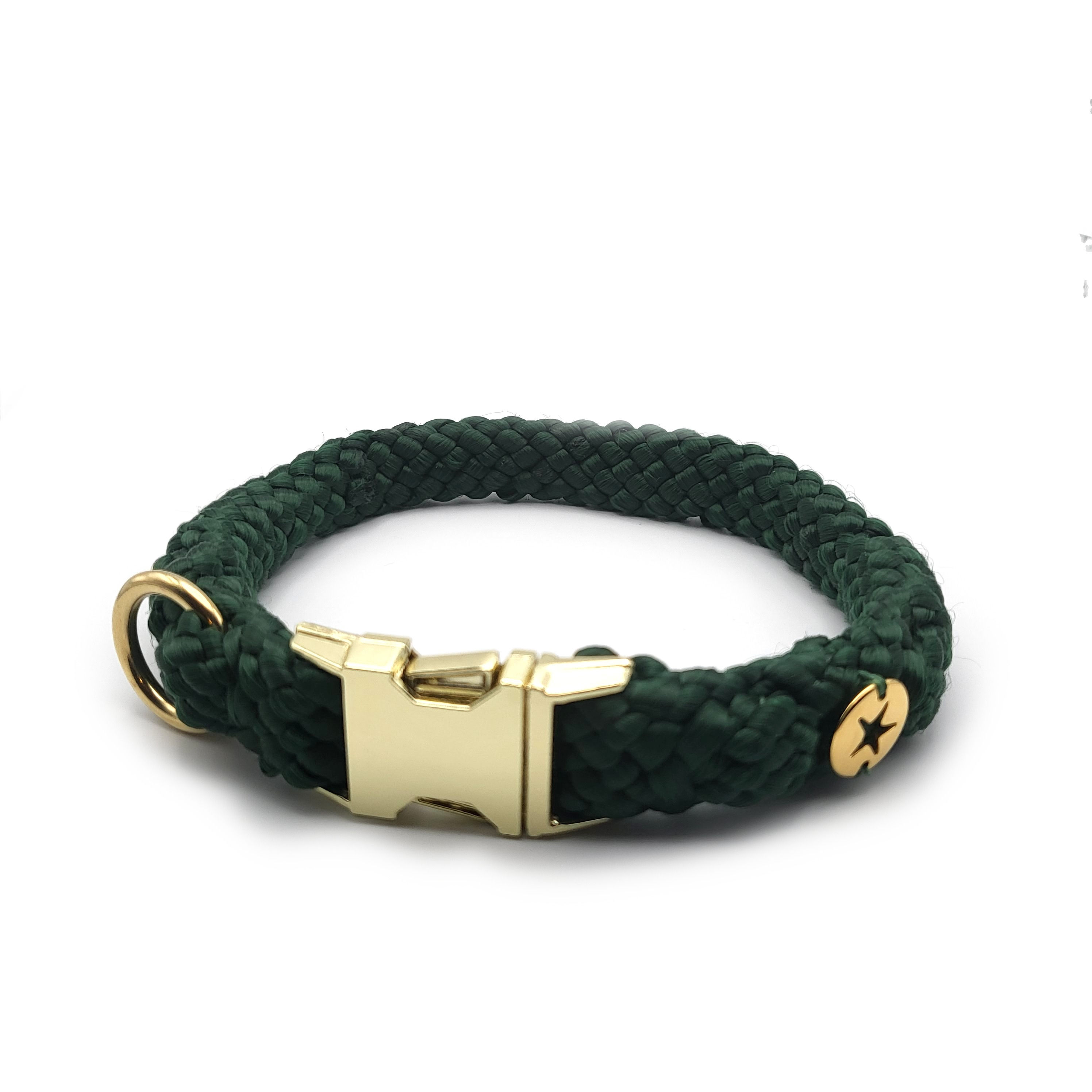 Klick-Halsband "Dunkelgrün"