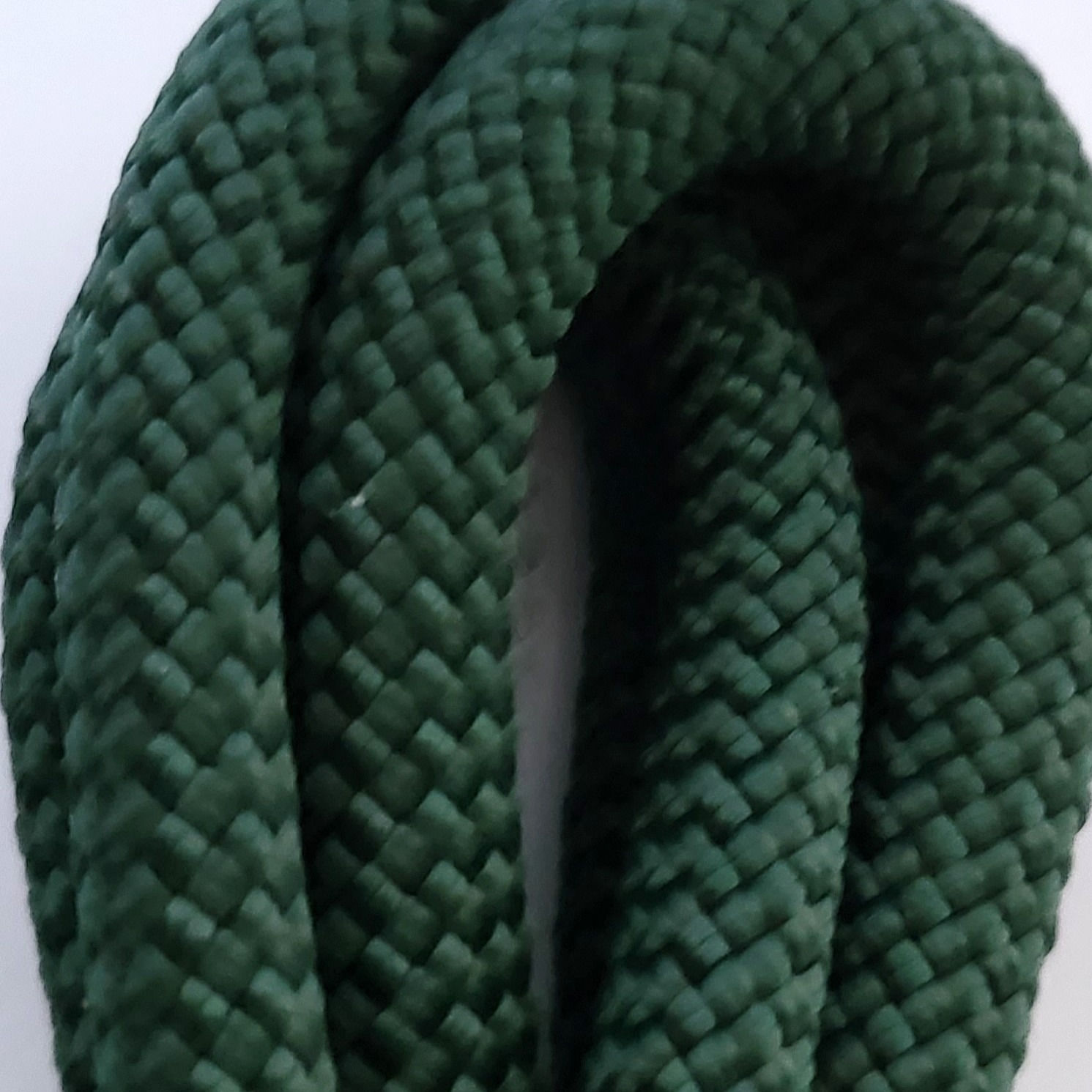 Dunkelgrün - Zugstopp-Halsband aus 2x8mm Premiumtau