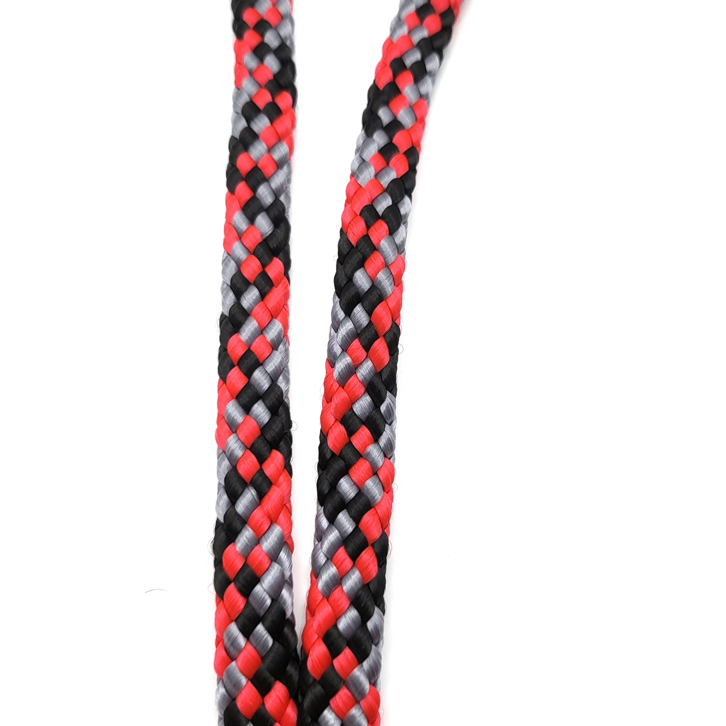 Rot Camo - Führleine/Schleppleine aus flachem 8mm