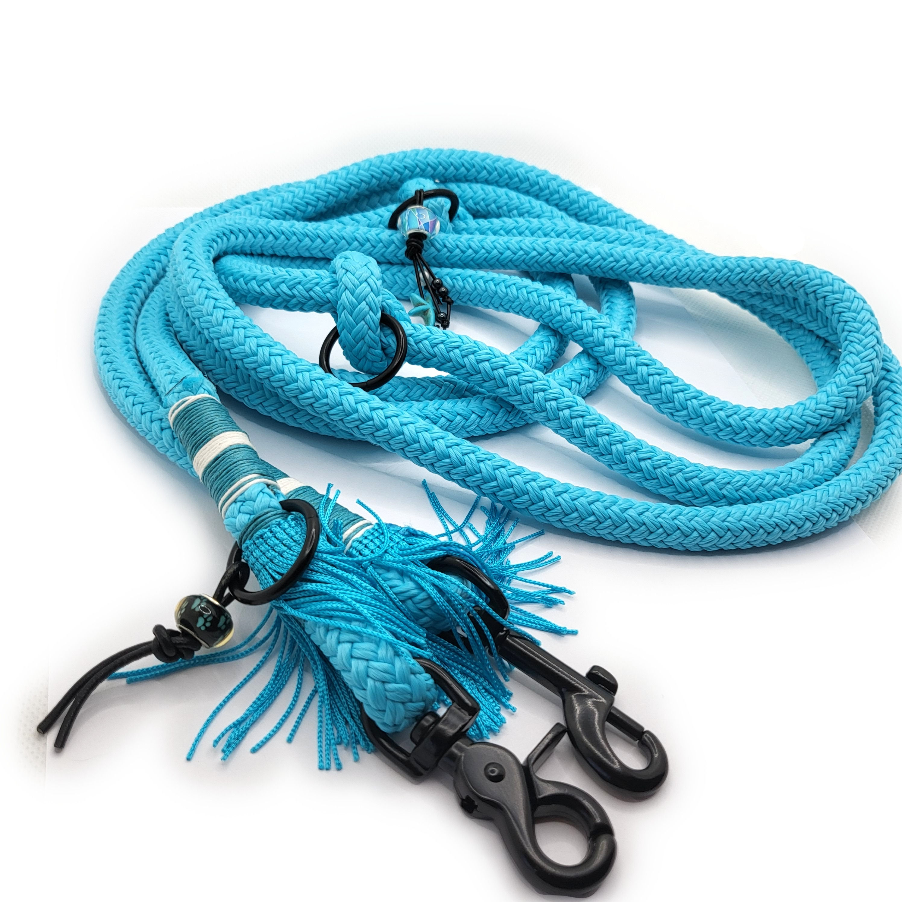 Verstellbare Leine  "Fransiska" aus 10mm PPM-Tau