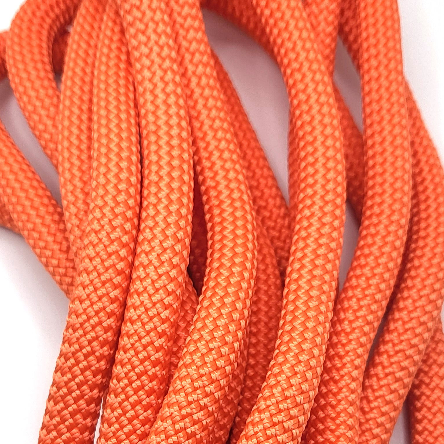 Orange - Zugstop-Halsband aus 2x10mm Premiumtau