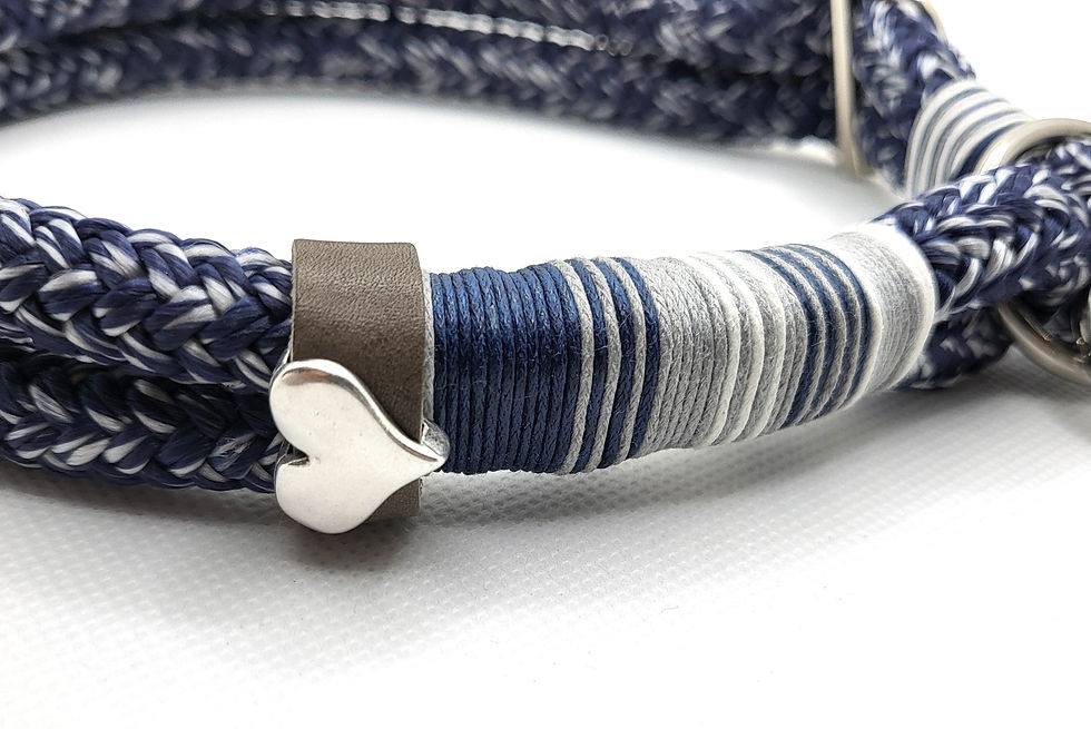 Miniaturbild: Zugstop-Halsband "Nikita" aus 2x12mm PPM