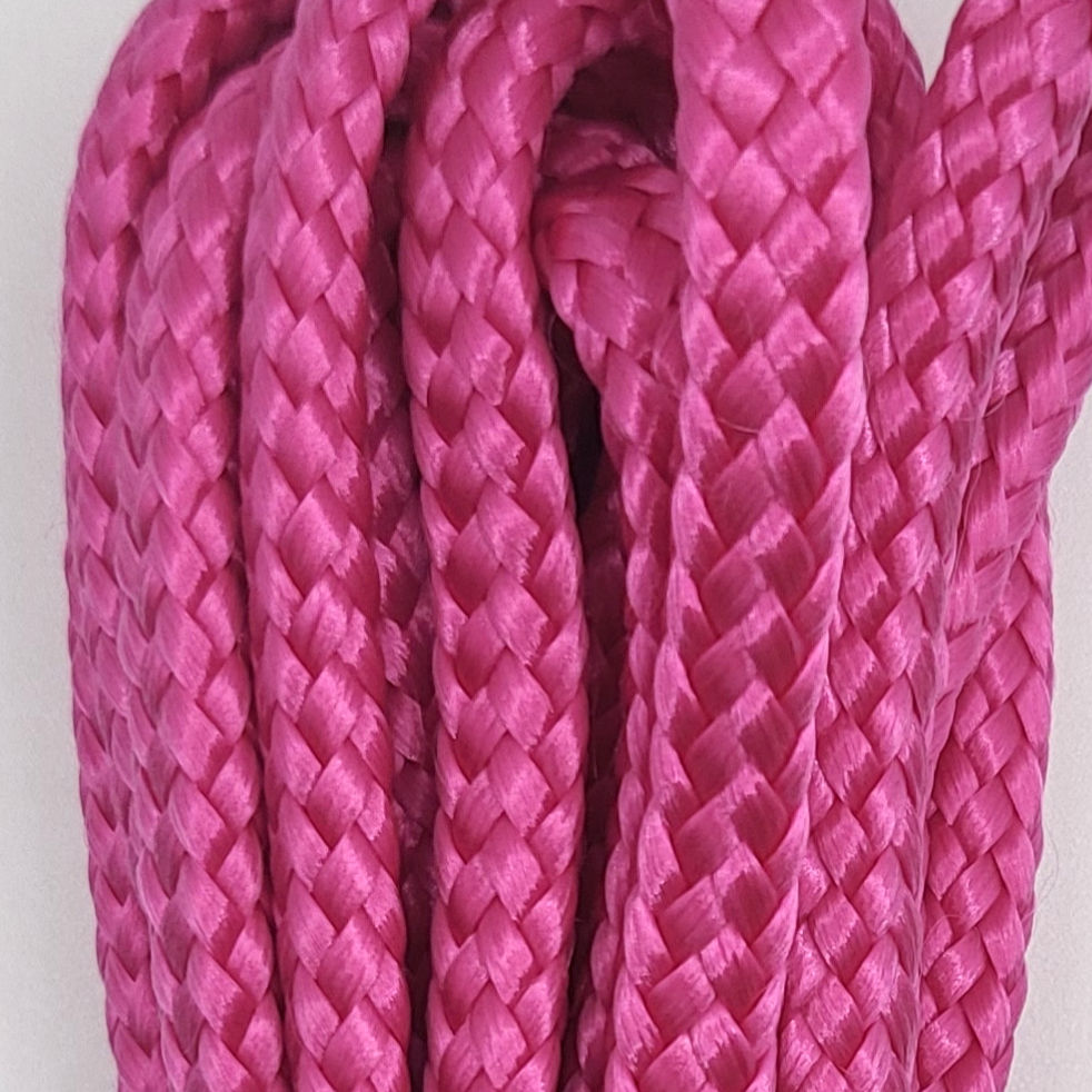Fuchsia - XS Führleine aus flachem 6mm PPM-Tau