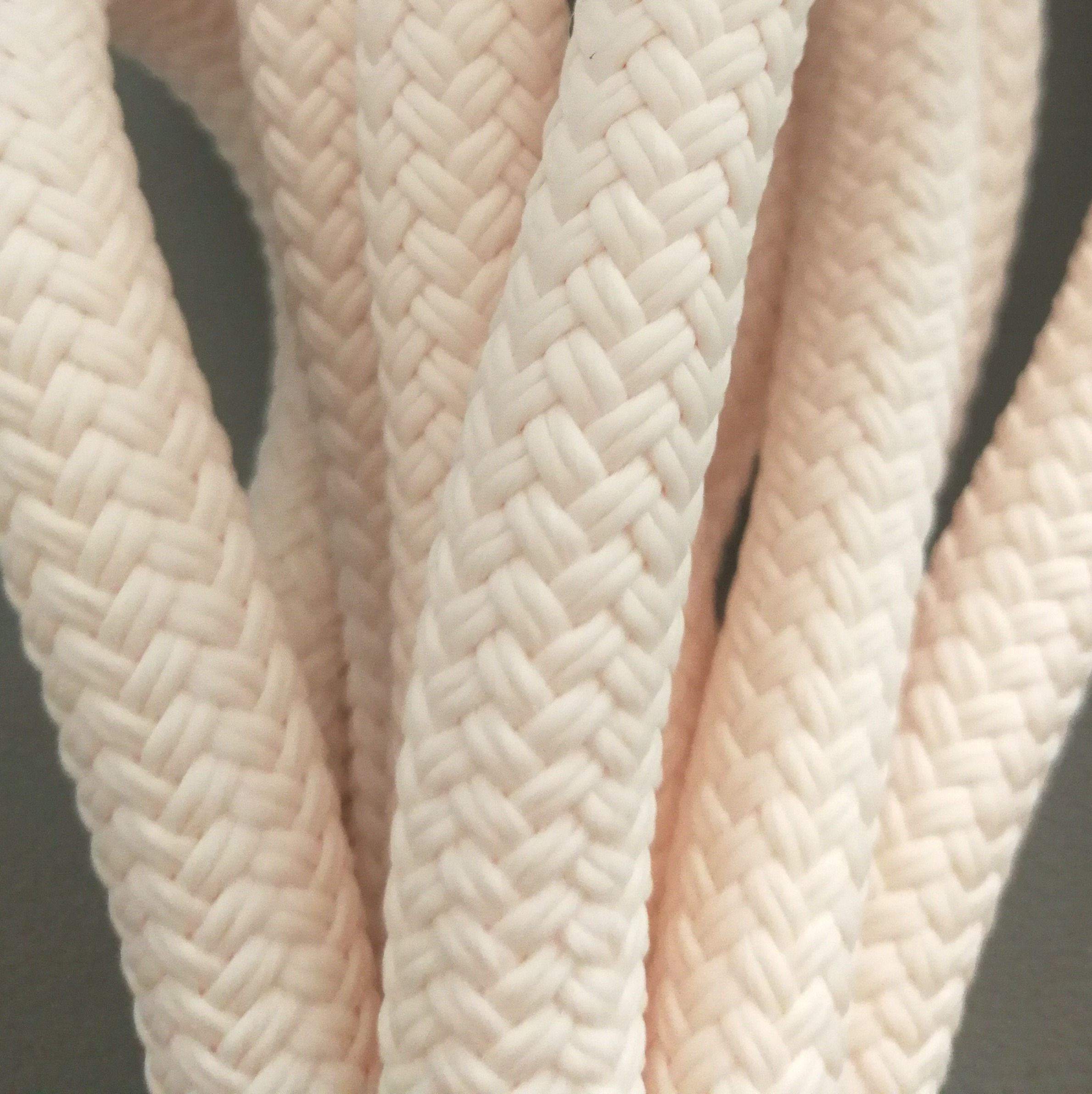 Sahne - Klick-Halsband aus 2x12mm PPM-Tau