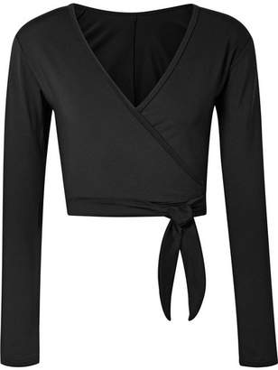 Ballet Beautiful - Stretch Wrap Top - Black
