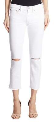 Polo Ralph Lauren Distressed Cropped Straight-Leg Jeans
