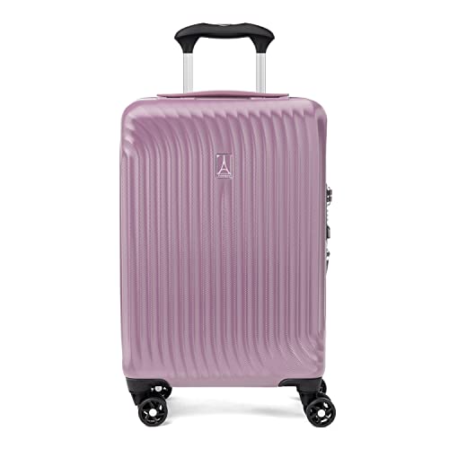 Travelpro Maxlite Air Hardside Expandable Carry on Luggage, 8 Spinner Wheels, Lightweight Hard Shell Polycarbonate Suitcase, Orchid Pink Purple, Compact Carry On 20-Inch
