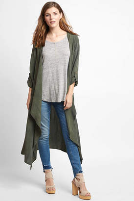 Sady & Lu Olive Drape Duster