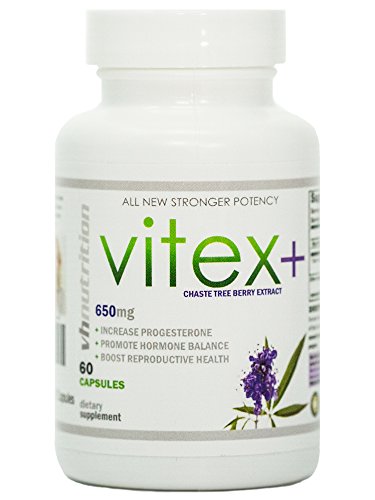 650mg Vitex Chasteberry Supplement Formula - 60 Capsules