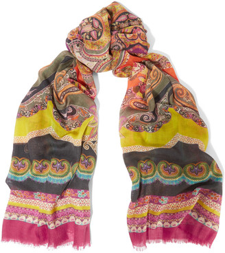 Etro Printed Cashmere Scarf
