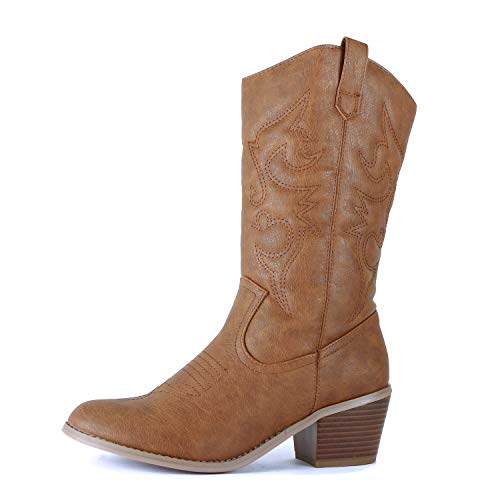 West Blvd Cowboy Western Boots