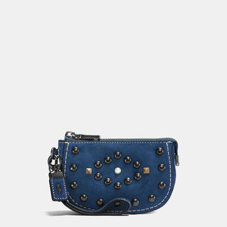 COACH Coach Western Rivets Pouch In Suede