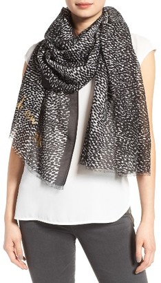 Women's Kate Spade New York Dappled Cotton & Silk Scarf