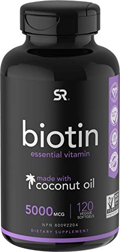 Biotin (5,000mcg) with Coconut Oil 