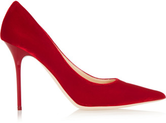 Jimmy Choo Abel Velvet Pumps