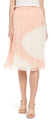 Women's Catherine Catherine Malandrino Francis Pleat Tulle Skirt