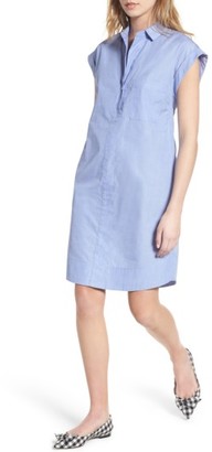 Petite Women's J.crew Cotton Shirtdress