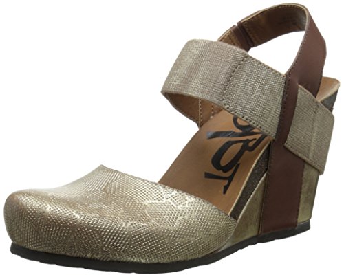 OTBT Women's Rexburg Wedge Pump, Chestnut Gold, 6 M US