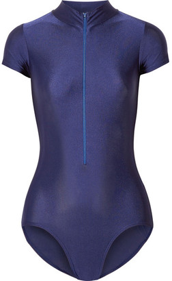 Ballet Beautiful - Stretch-jersey Leotard - Navy