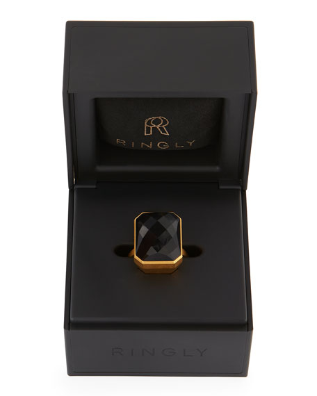Stargaze Black Onyx Smart Ring