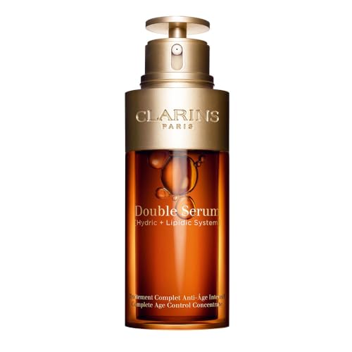 Clarins Double Serum | Award-Winning | Anti-Aging | Visibly Firms, Smoothes and Boosts Radiance in Just 7 Days* | 21 Plant Ingredients, Including Turmeric | All Skin Types, Ages and Ethnicities