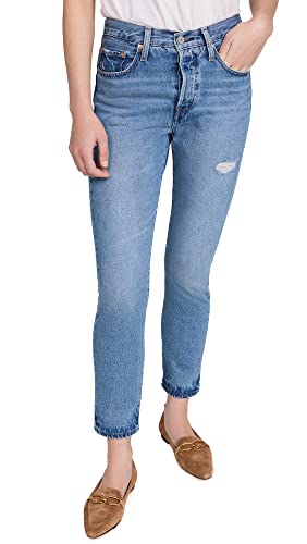 Levi's Women's 501 Skinny Jeans, We Talk, Blue, 27