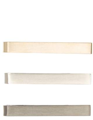 14th & Union Mixed Metal Tie Clip 3-Piece Set