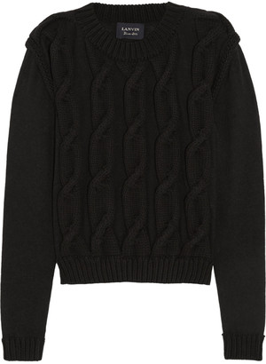 Lanvin Cable-Knit Sweater