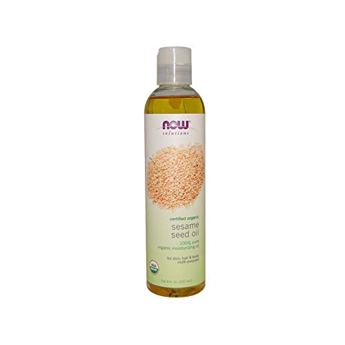 NOW Organic Sesame Seed Oil,8-Ounce