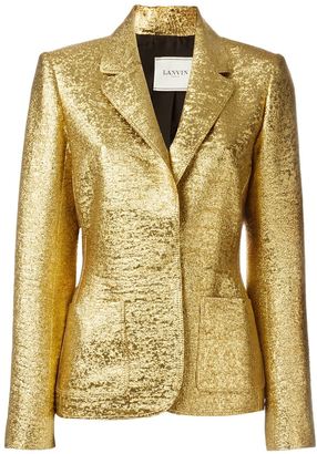 Lanvin metallic blazer