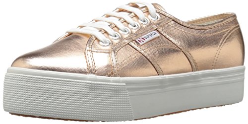 Superga Women's 2790 Cotmetu Fashion Sneaker, Rose Gold, 39 EU/8 M US