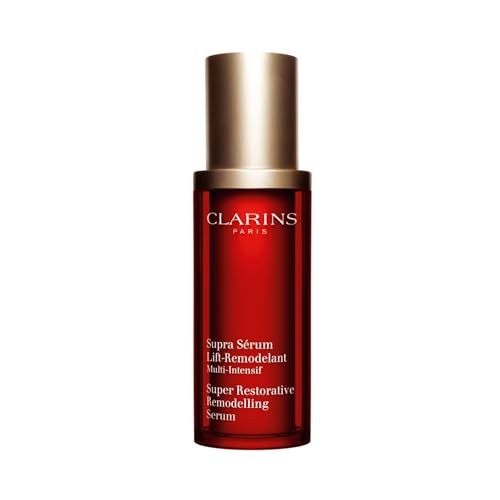 Clarins Super Restorative Remodelling Anti-Aging Serum For Mature Skin Weakened By Hormonal Changes | Replenishes,Illuminates and Helps Visibly Define Facial Contours |Targets Dark Spots and Wrinkles