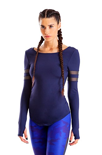 Yco Active Irma Long Sleeve Stretch Mesh Sports Top