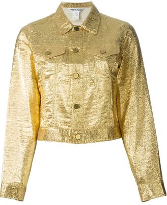 Comme Des Garçons Vintage metallic denim jacket