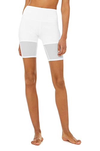 Alo Yoga Women's High-Waist Lush Short White