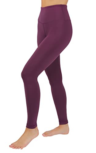 90 Degree By Reflex High Waist Squat Proof Interlink Leggings for Women - Potent Purple - 2X