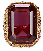 Kenneth Jay Lane Crystal Cocktail Ring