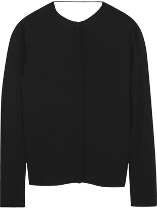 Dion Lee Open-Back Crepe De Chine Blouse