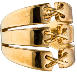 Rachel Zoe Stitched Split Shank Ring