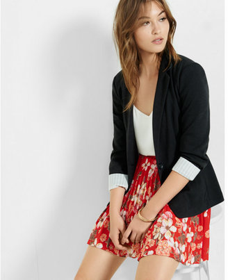 Express 24 inch textured knit blazer