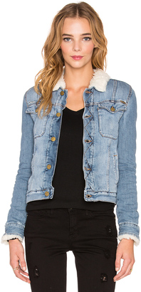 Acquaverde Shearling Denim Jacket
