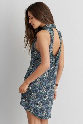 American Eagle Outfitters AEO Mock Neck Cutout Dress