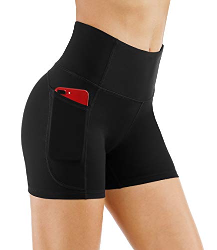 THE GYM PEOPLE High Waist Yoga Shorts 
