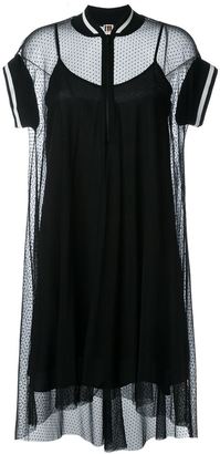 I'M Isola Marras shortsleeved sheer tulle dress